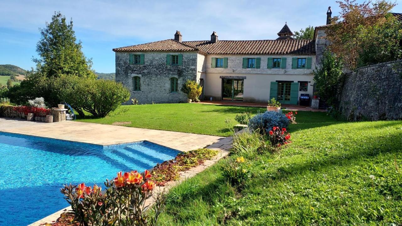 فندق Manoir Le Moulinal47 - Vue Panoramique Courbiac المظهر الخارجي الصورة
